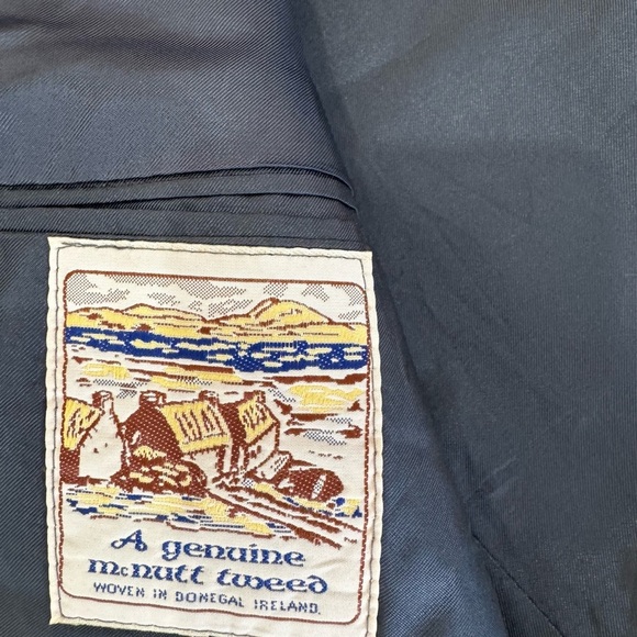 Vintage men's jacket. A genuine Mc nutt tweed. Woven in Donegal Ireland! - Picture 2 of 15